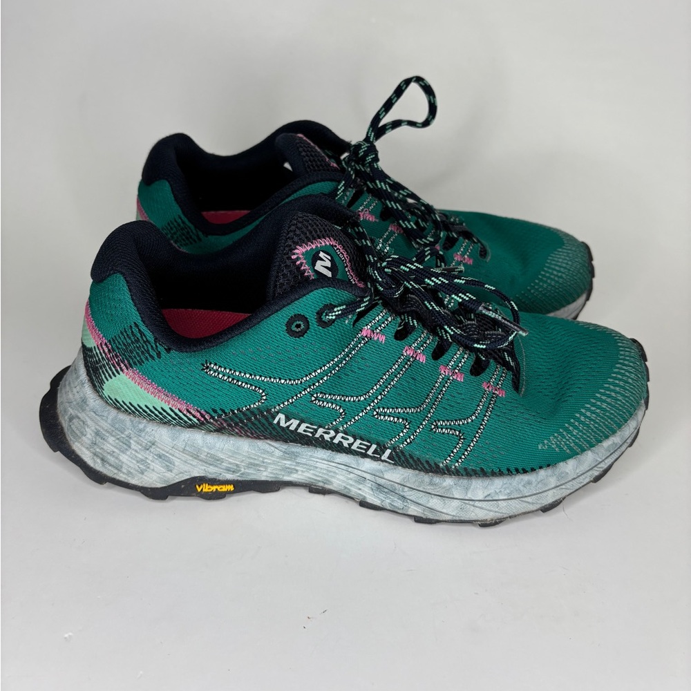 Merrell Moab Flight Hiking Shoe Womens Size 38 US 7.5 Outdoor Vibram Trail